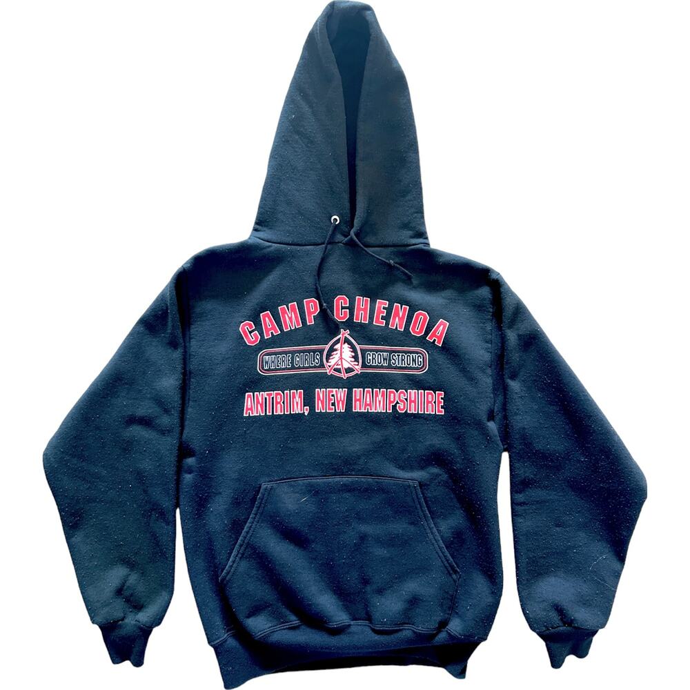 Camp Chenoa NH Girls Scouts Summer Camp Medium Black Hoodie Sweatshirt